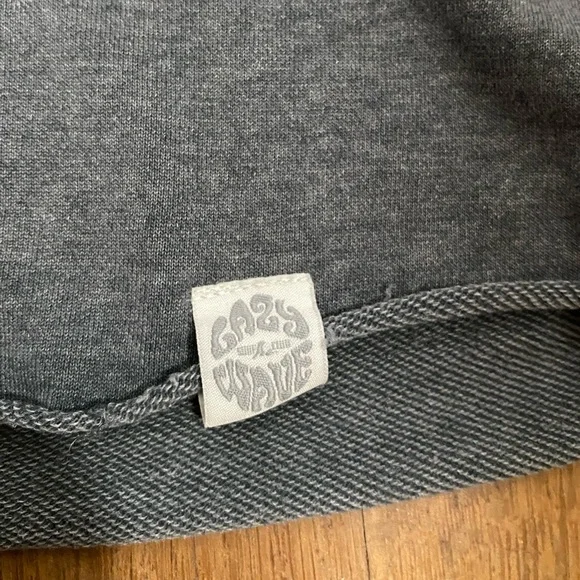 H&M+ Crop Sleeveless Sweatshirt Tank Top Size 3XL Gray Lazy Wave - Picture 7 of 8